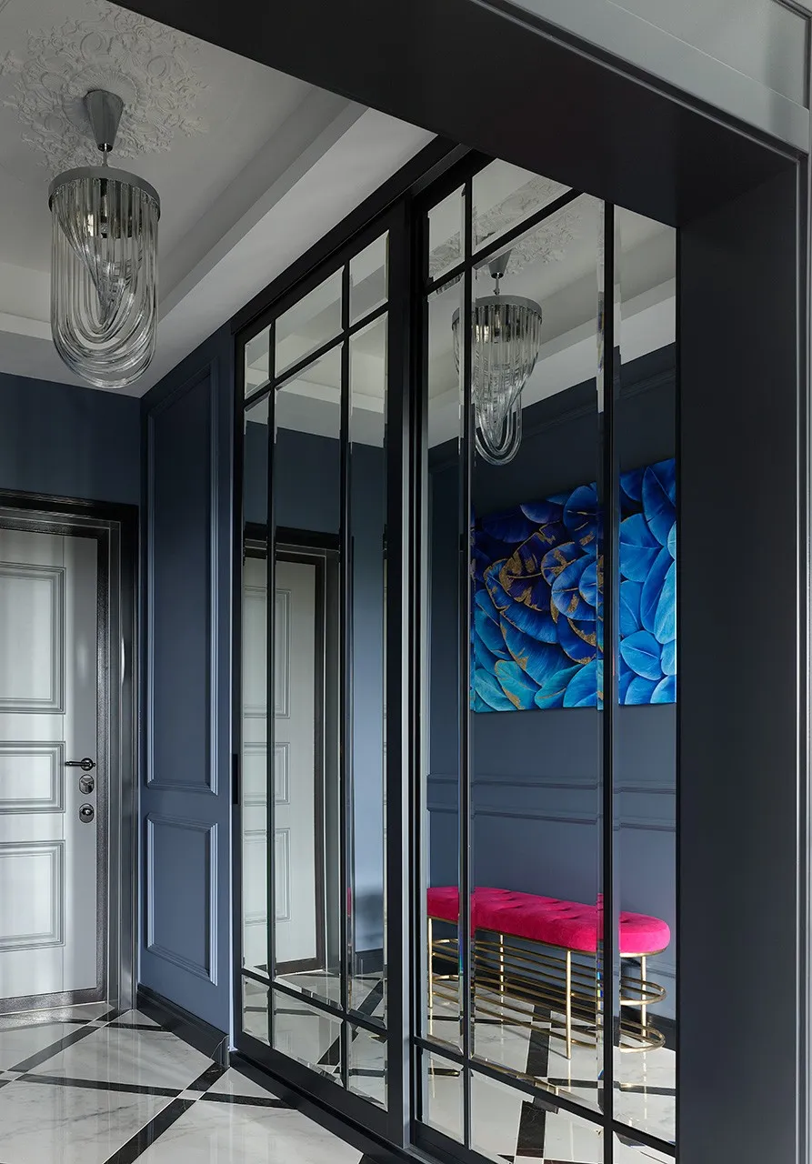 Двери Леон в квартире в стиле арт-деко